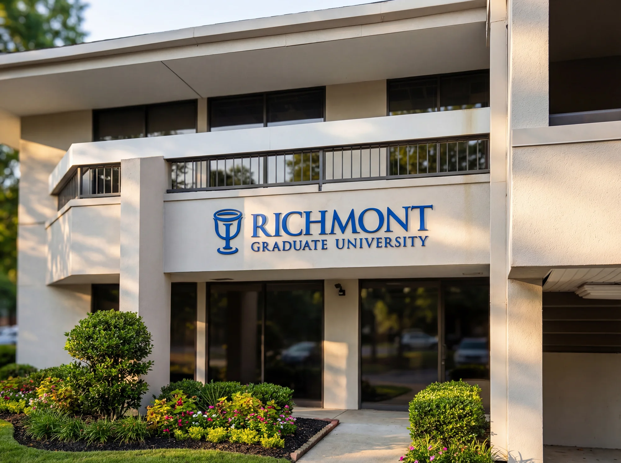Formed plastic building letters and logo
