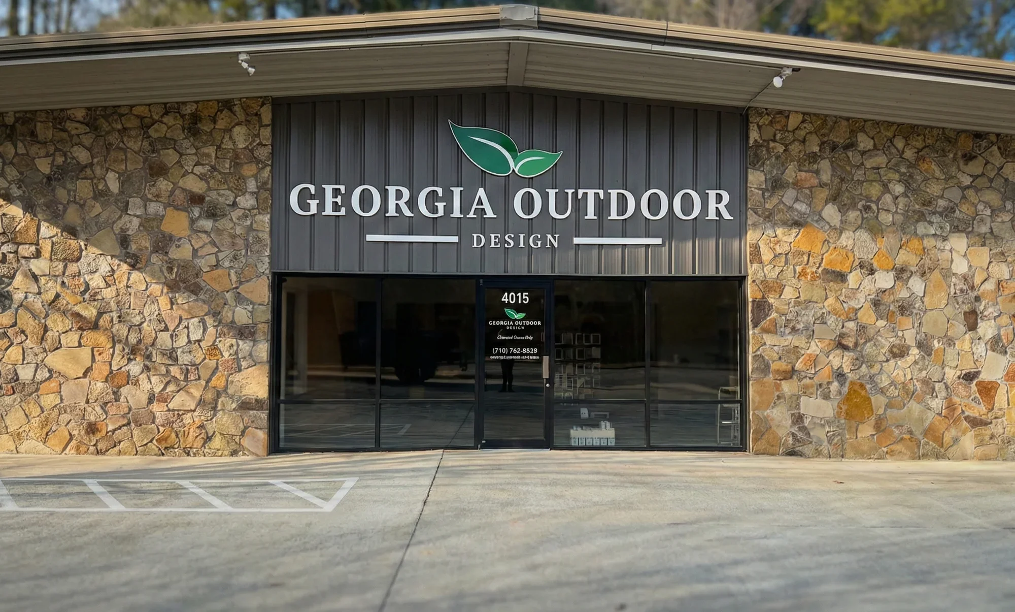 Georgia Outdoor Services sign produced by 3GM Signs
