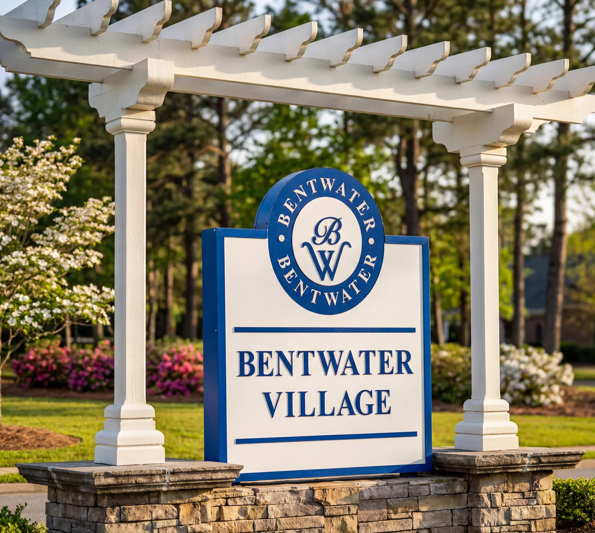 Custom monument sign produced by 3GM Signs
