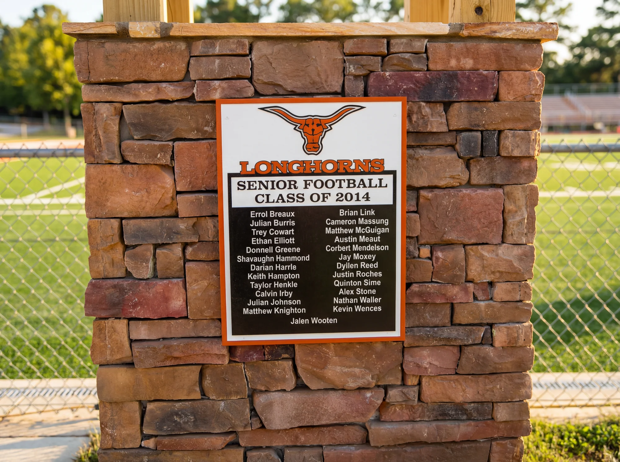 Custom school sign for Kell High School