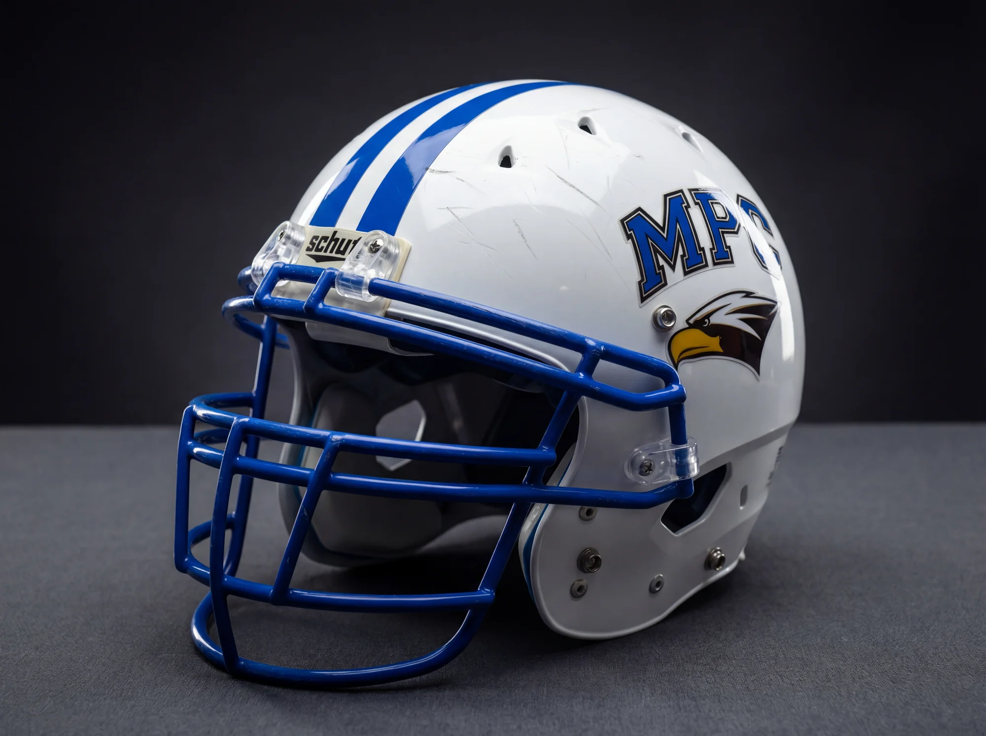 Custom vinyl decals football helmet