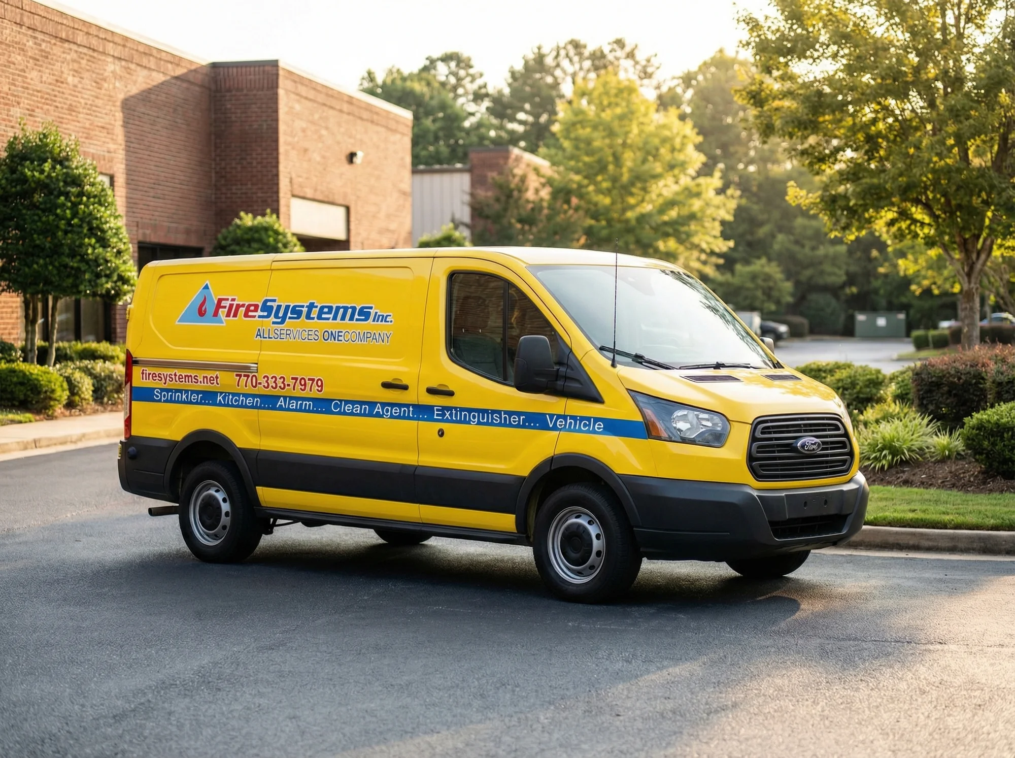 Digitally printed vehicle graphics Fire Systems