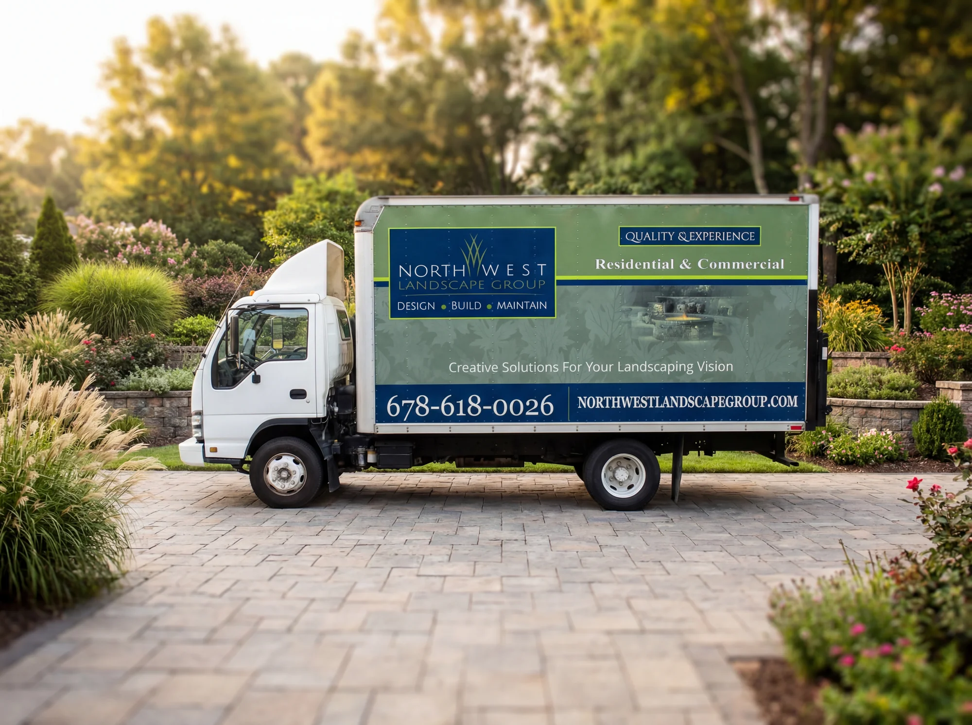 Full box truck wrap
