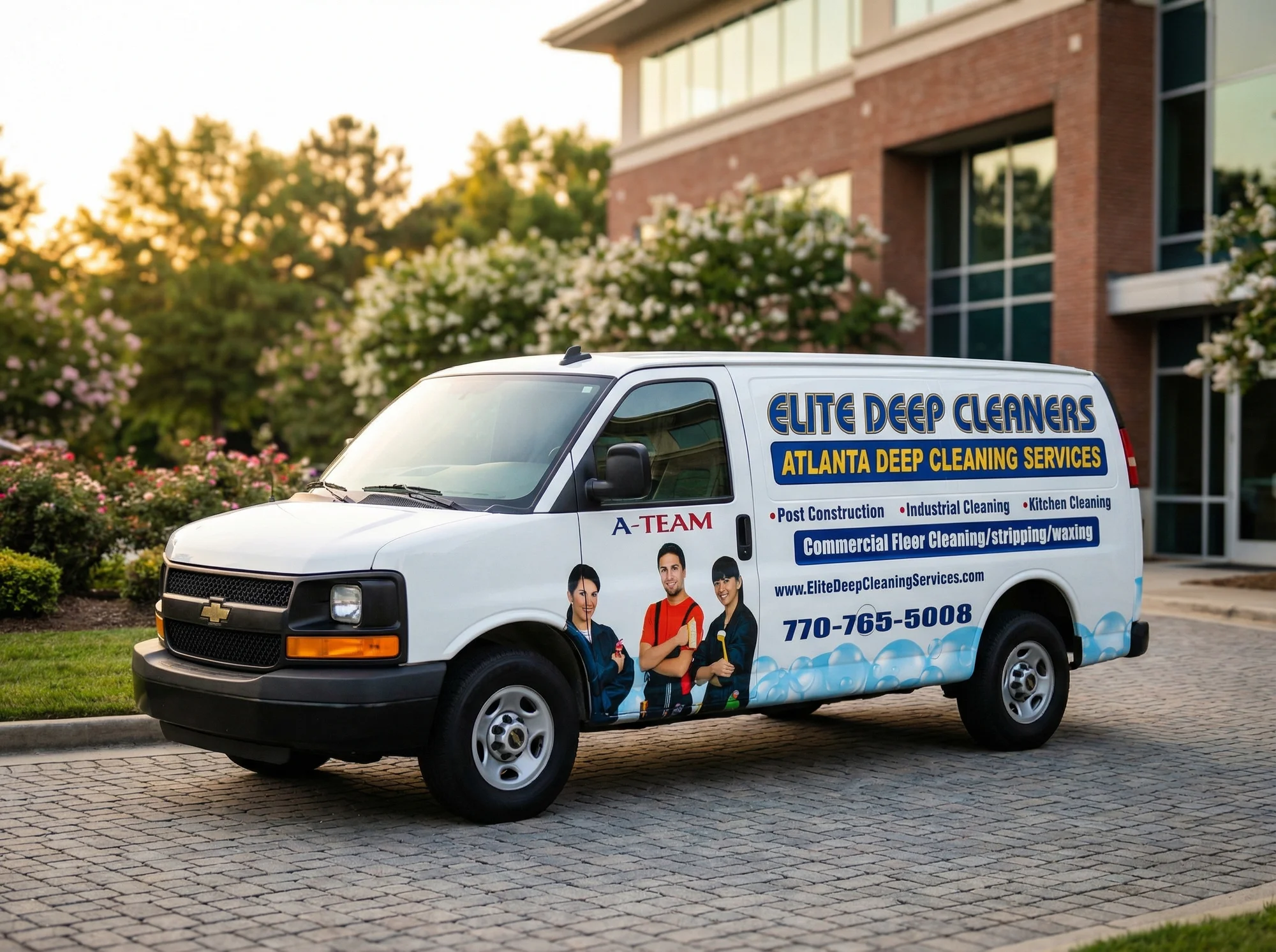 Partial van wrap Elite deep cleaning