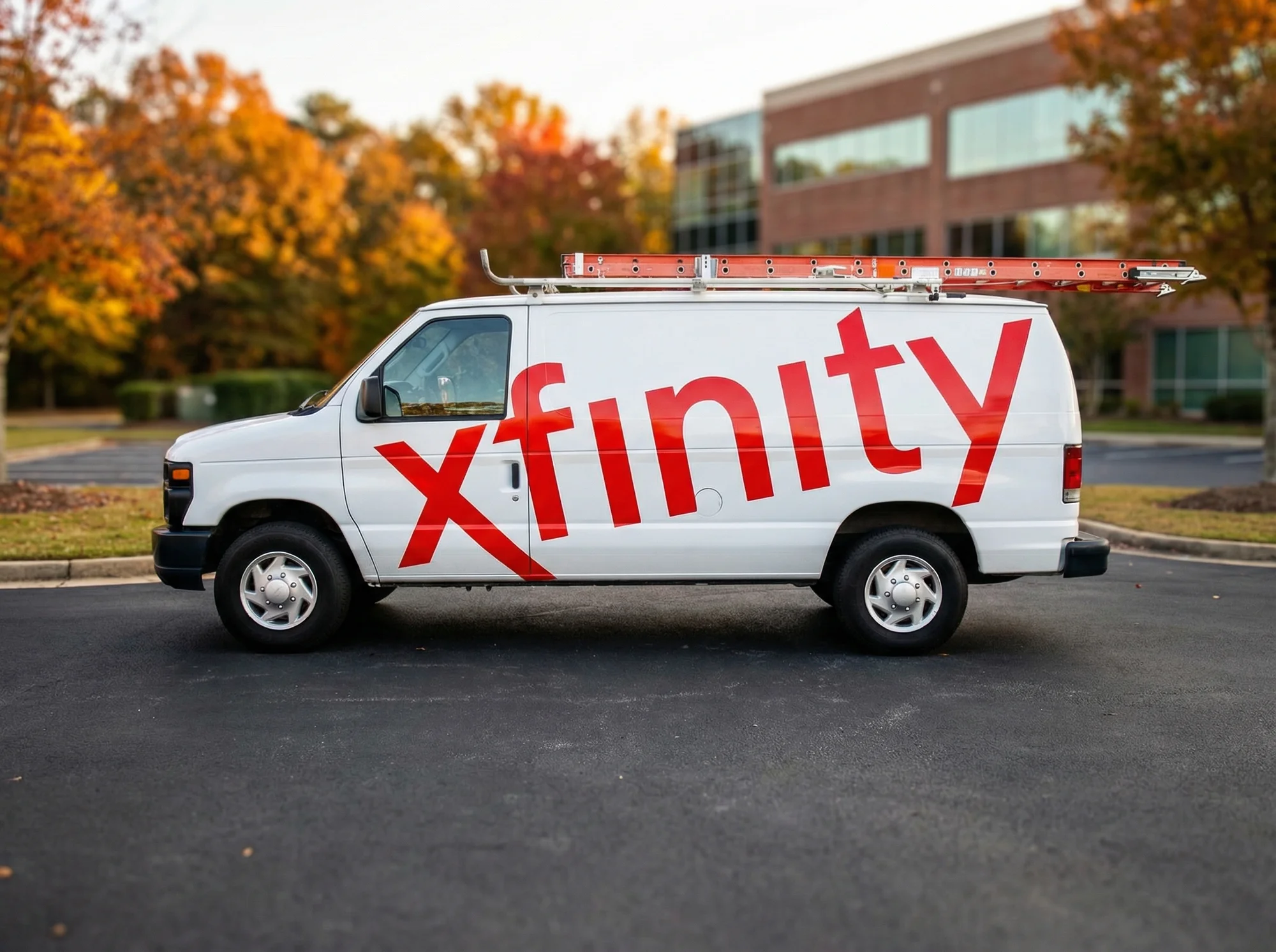 Vehicle graphics for Xfinity Store by Comcast Branded Partner