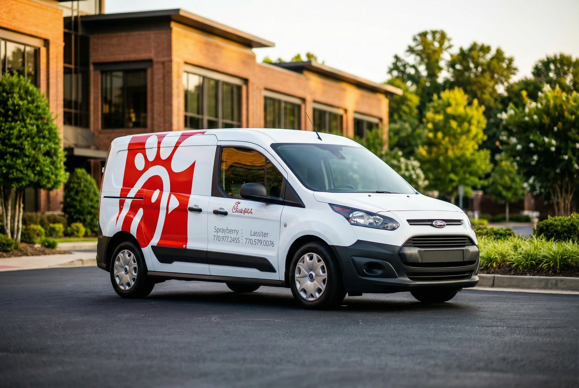 Chick-fil-A vehicle graphics
