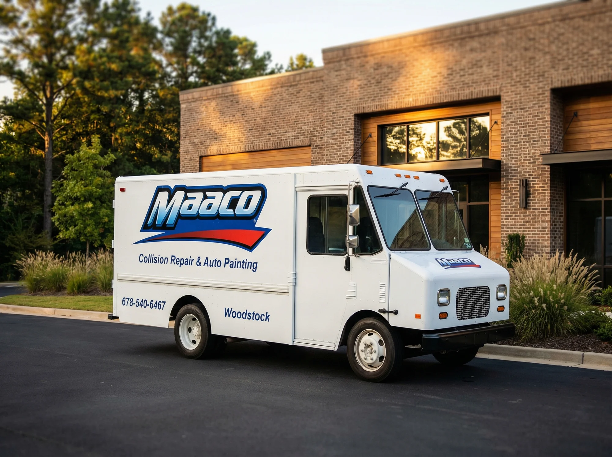 Vehicle graphics for Maaco Auto Body Shop & Painting