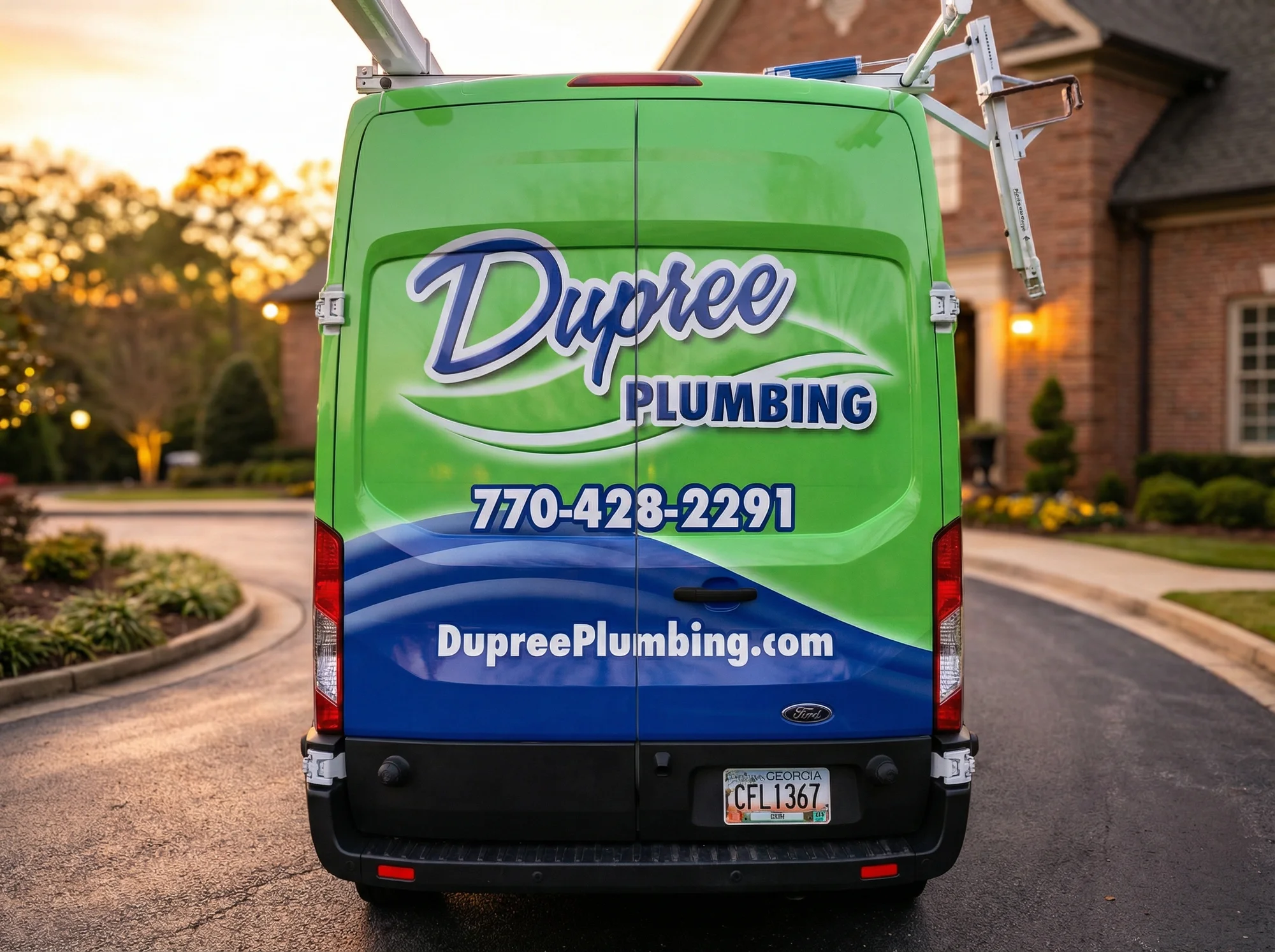 Vehicle graphics for Dupree Plumbing