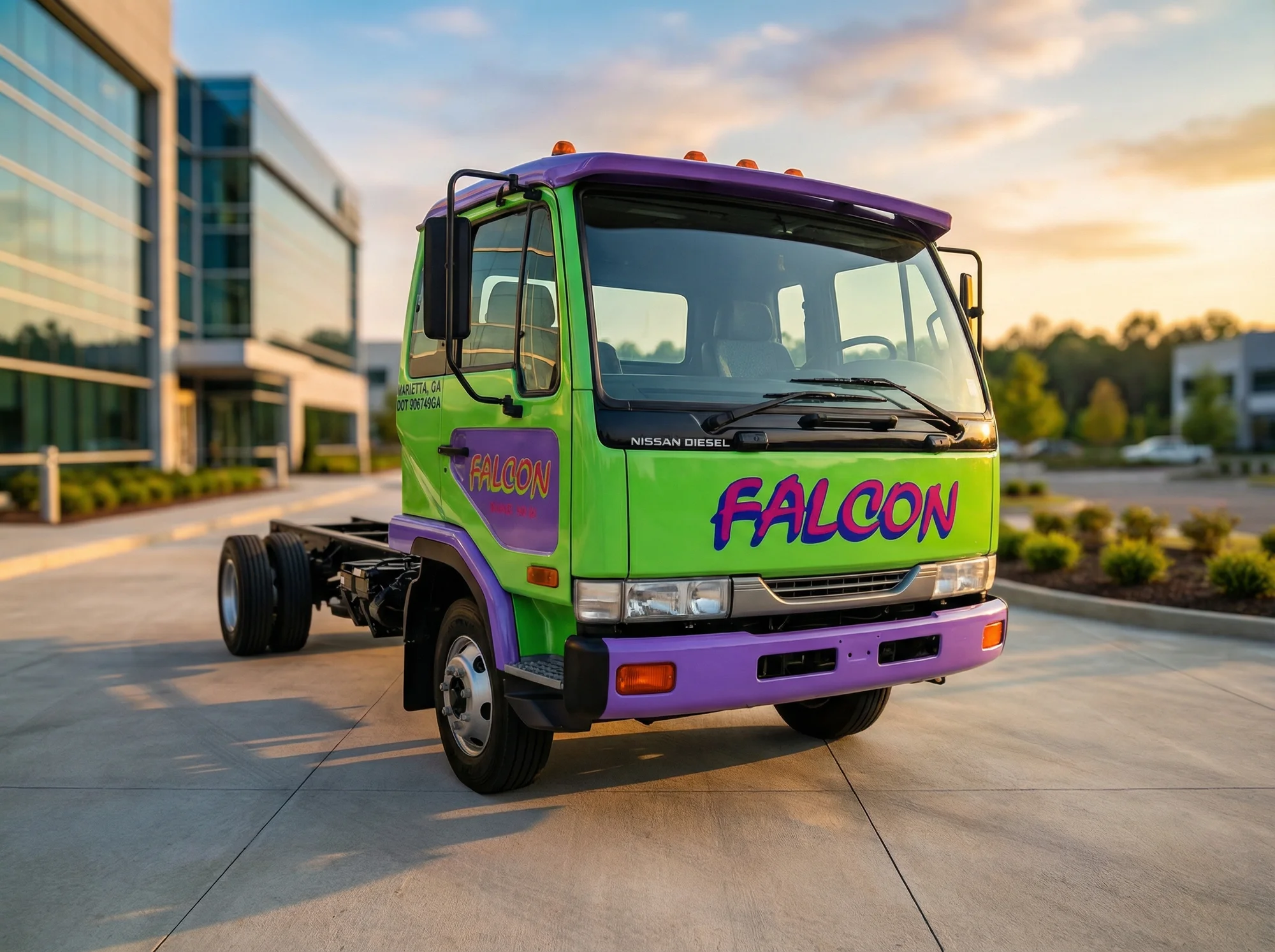 Falcon vehicle wrap
