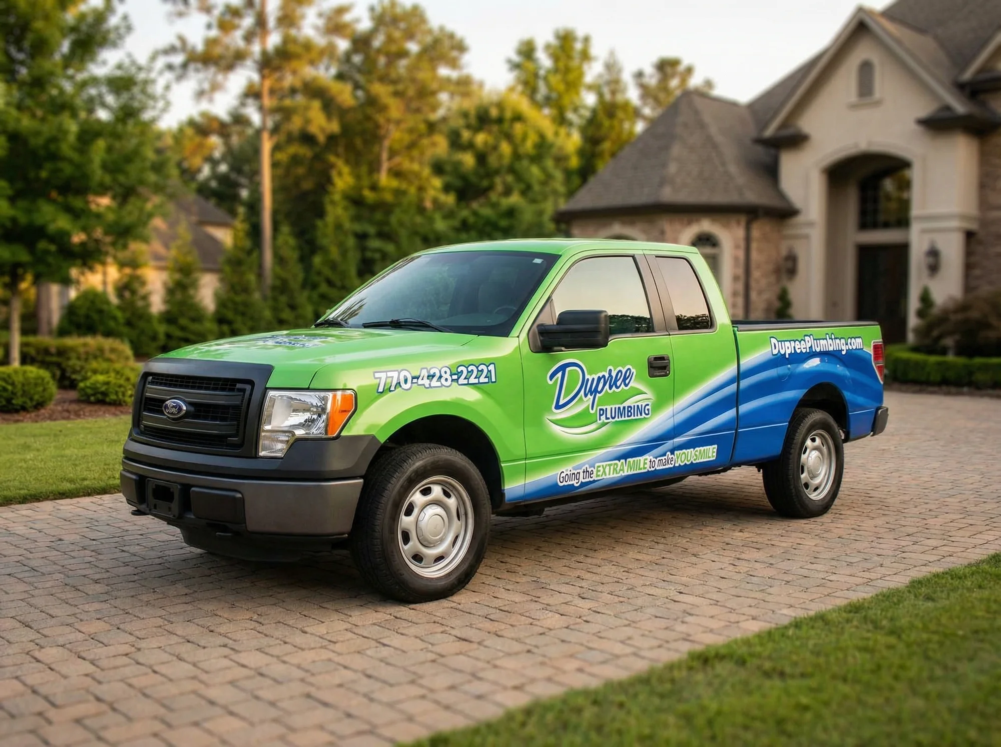 Vehicle graphics for Dupree Plumbing #2
