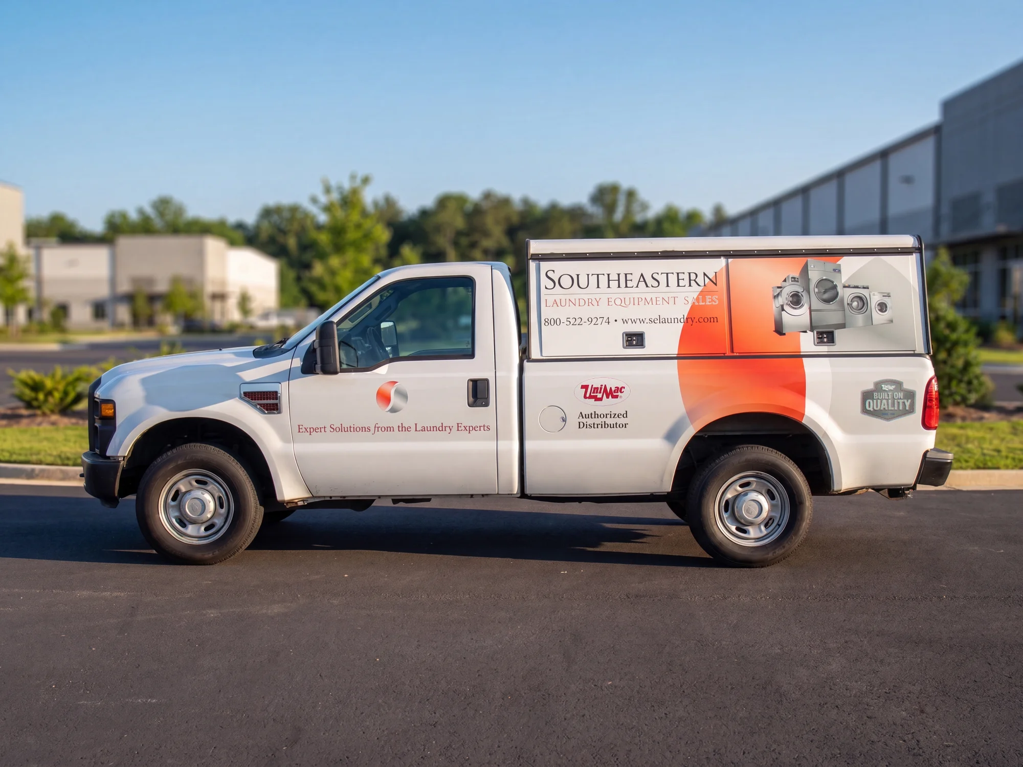 Vehicle graphics for Southeastern Laundry Equipment #2